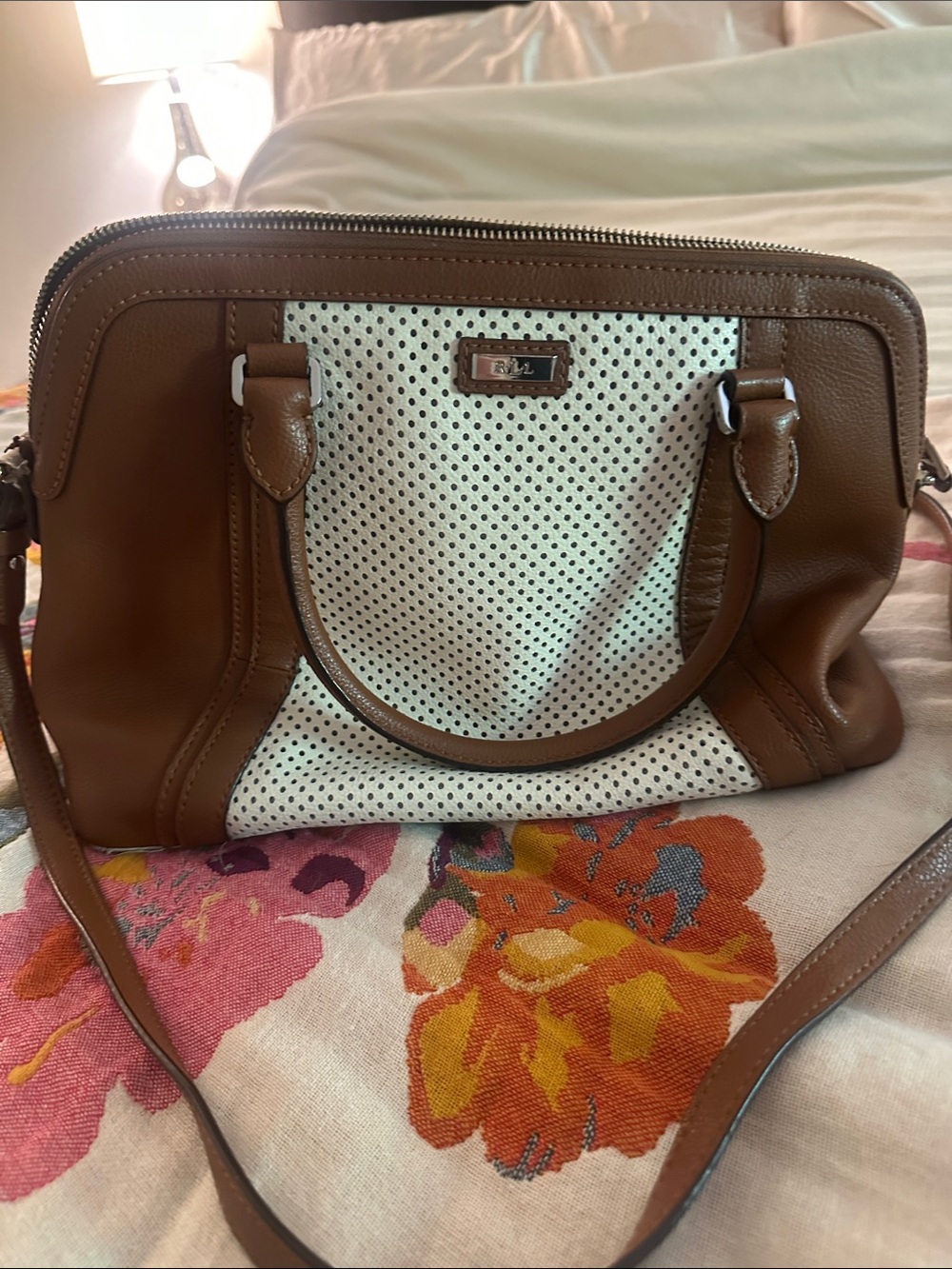 Lauren Ralph Lauren vintage Satchel Bag (was a sample)